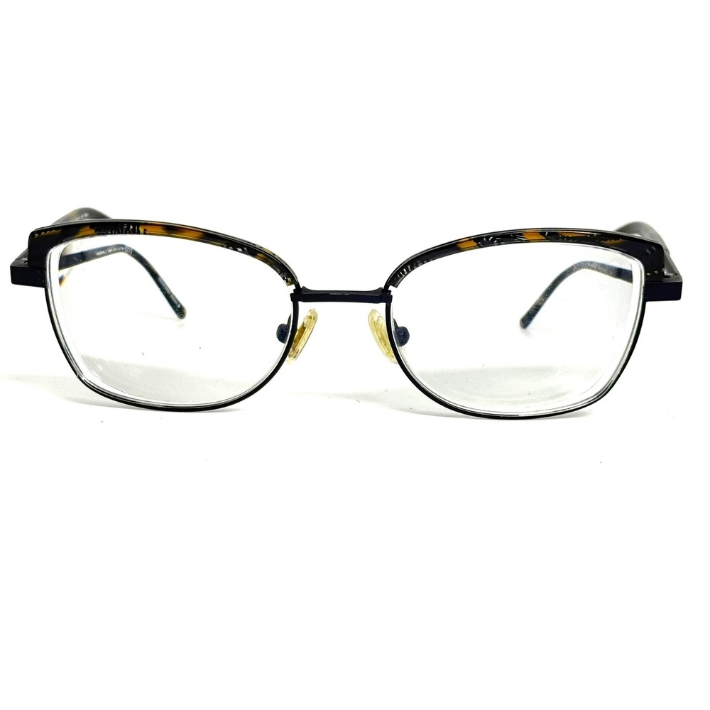 Koali Morel France 20024K Navy Tortoise Cat Eye Eyeglass Frames 52-19-135 PB14